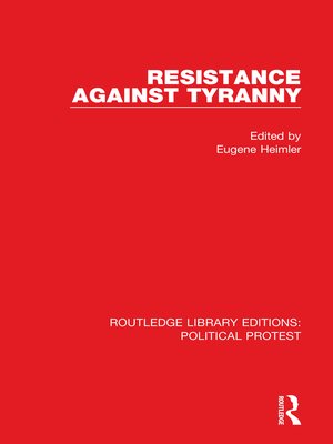 cover image of Resistance Against Tyranny